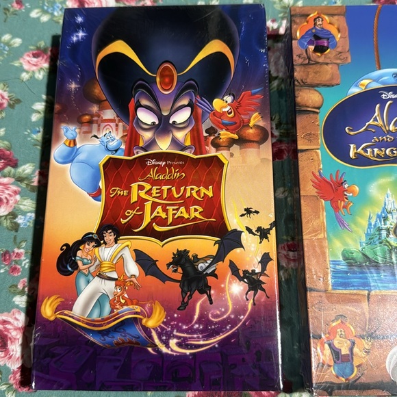 Aladdin 📼 collection: The Return of Jafar, and the King of Thieves. Disney VHS. - Picture 3 of 9